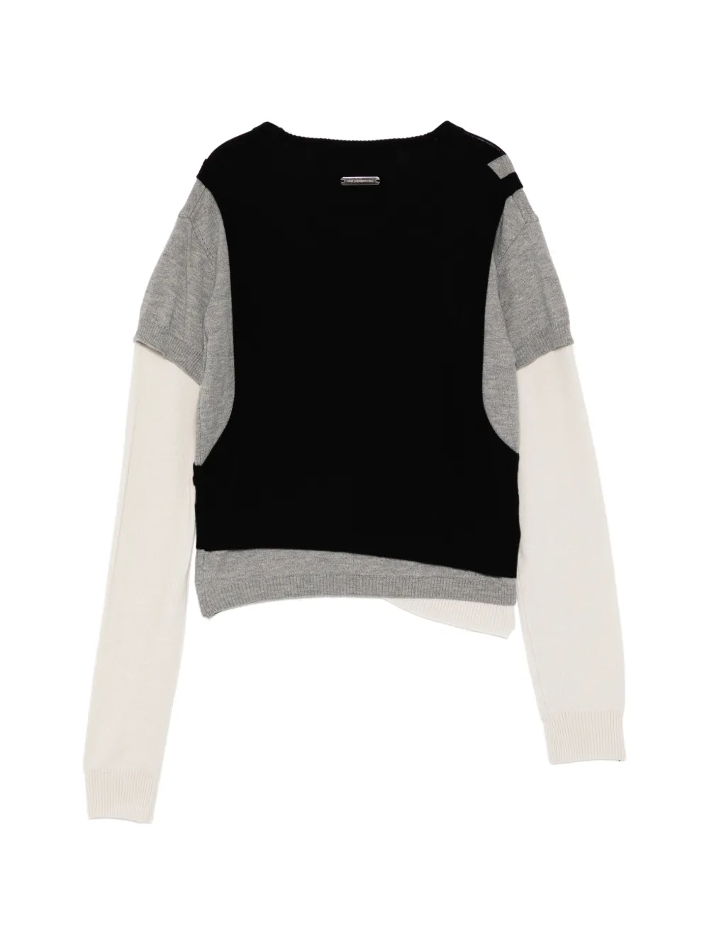  Andersson Bell Logo-patched Layer Top - Black 