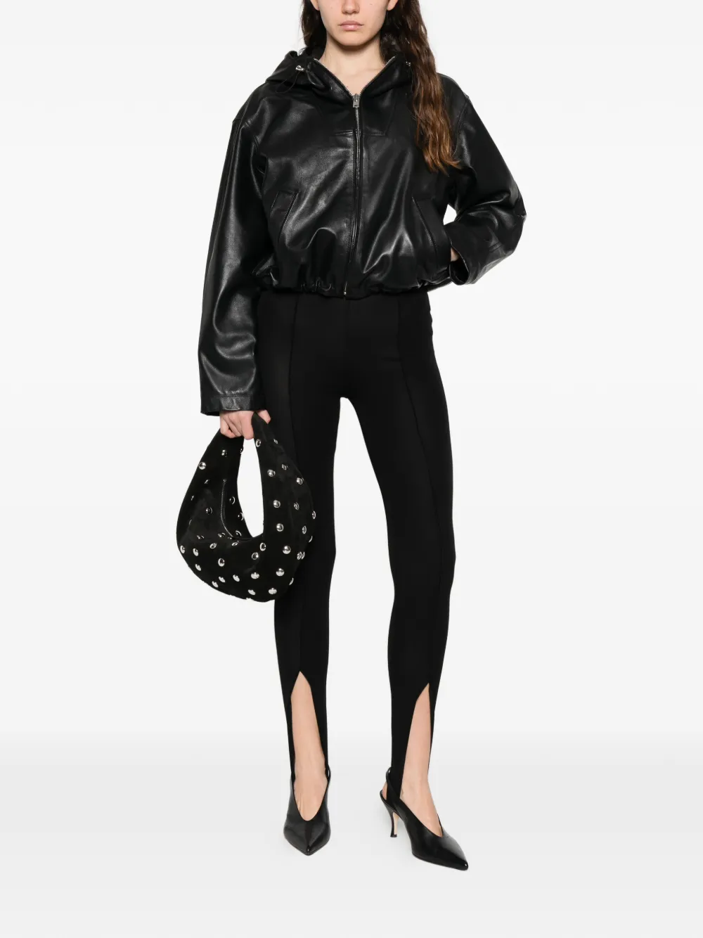  Iro Stirrup Seam Leggings - Black 