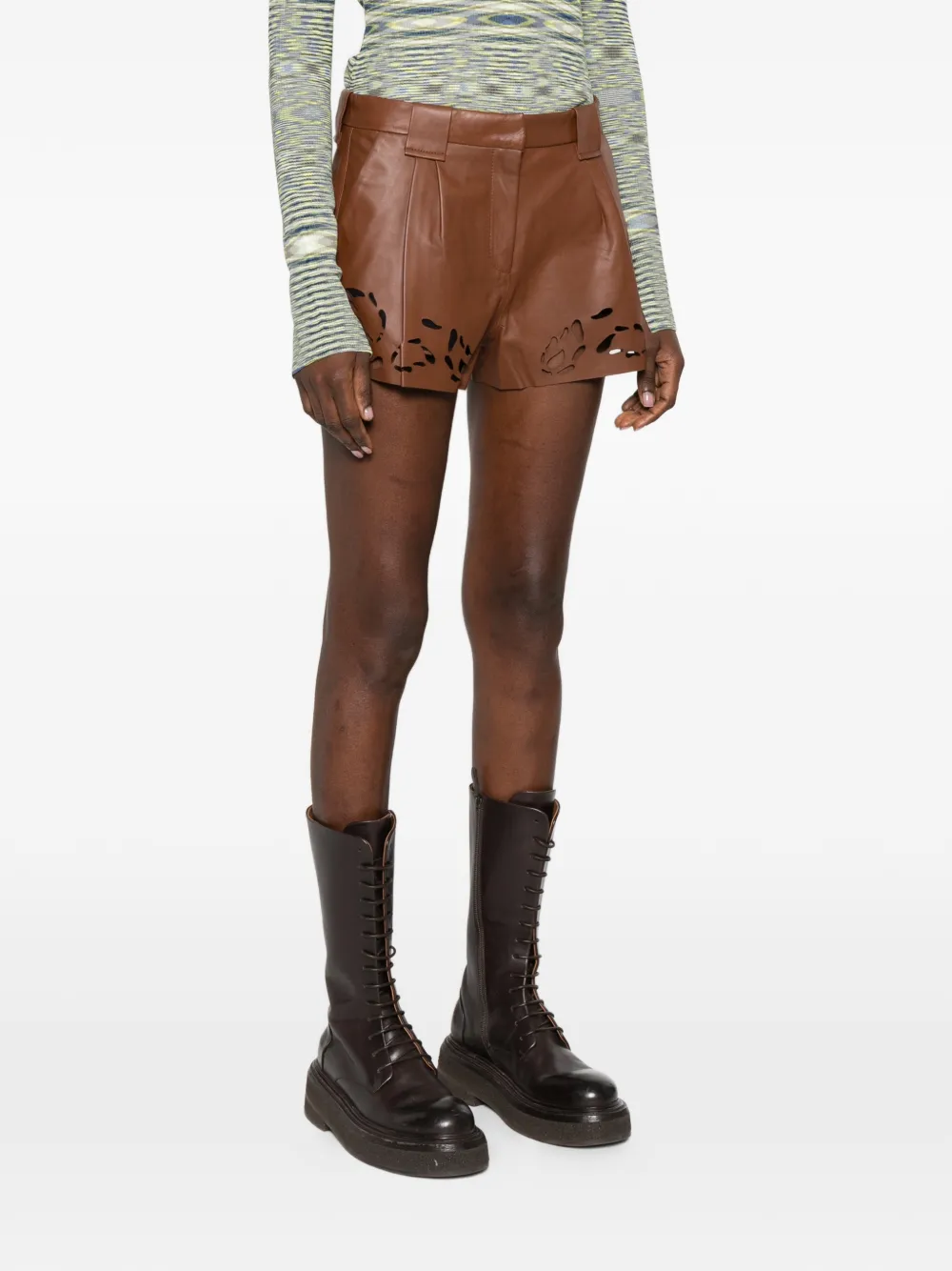 IRO Valvidia shorts met uitgesneden details Bruin