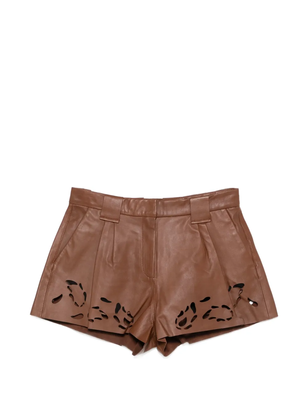 IRO Valvidia cut-out-design shorts - Marrone