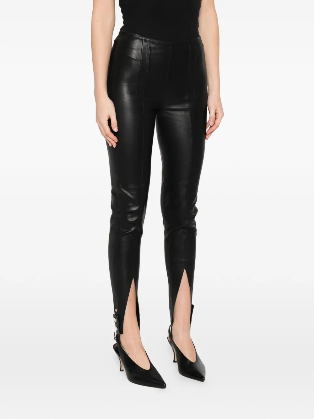  Iro Abasto Stirrup Trousers - Black 