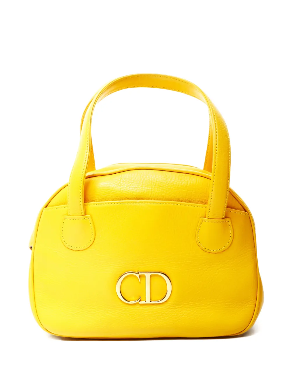 Christian Dior Pre-Owned 1990s logo bowling bag - Giallo