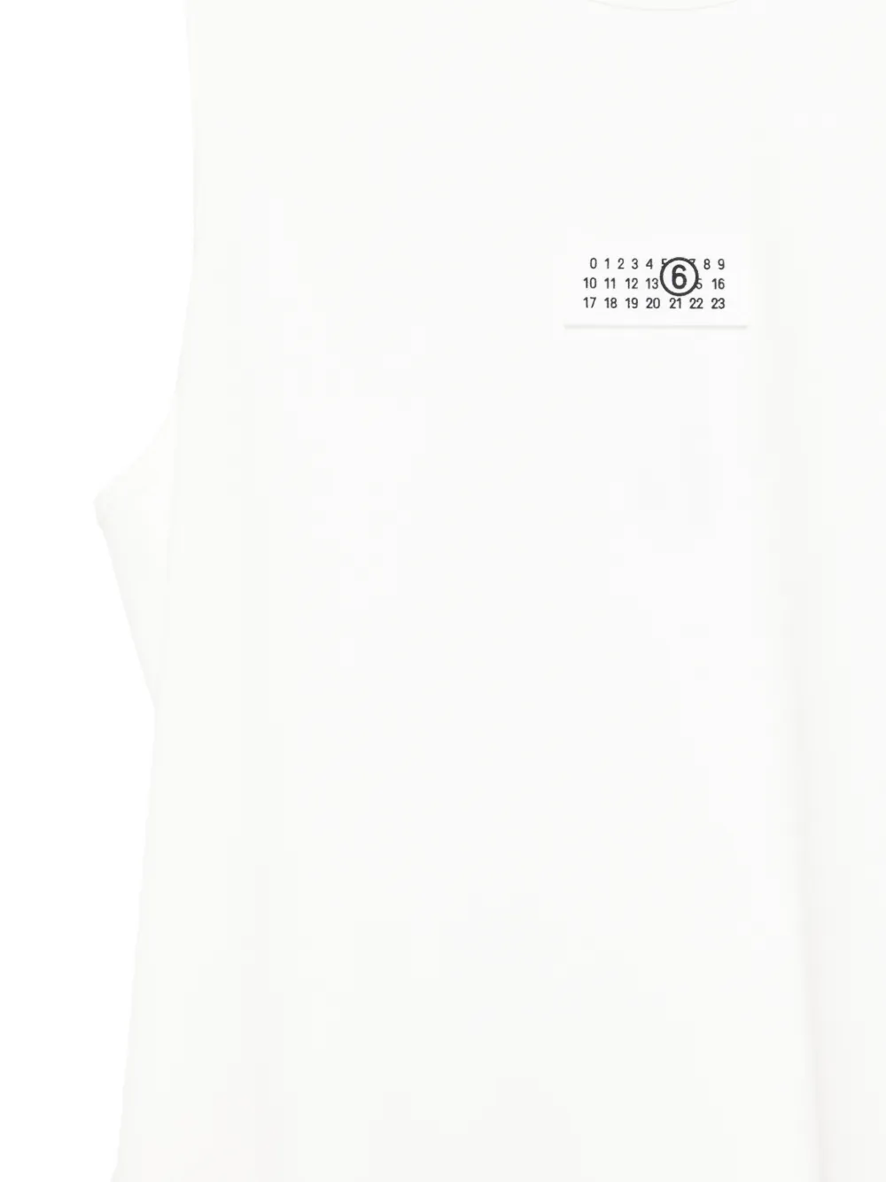 MM6 Maison Margiela Tanktops met logo Wit