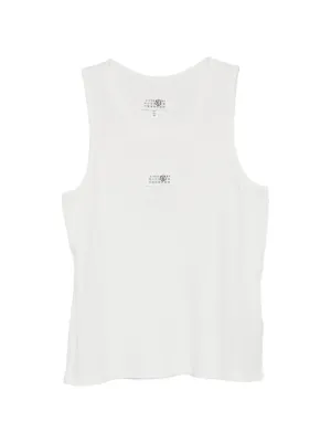 Chrome Hearts horseshoe-motif Ribbed Tank Top | White | FARFETCH