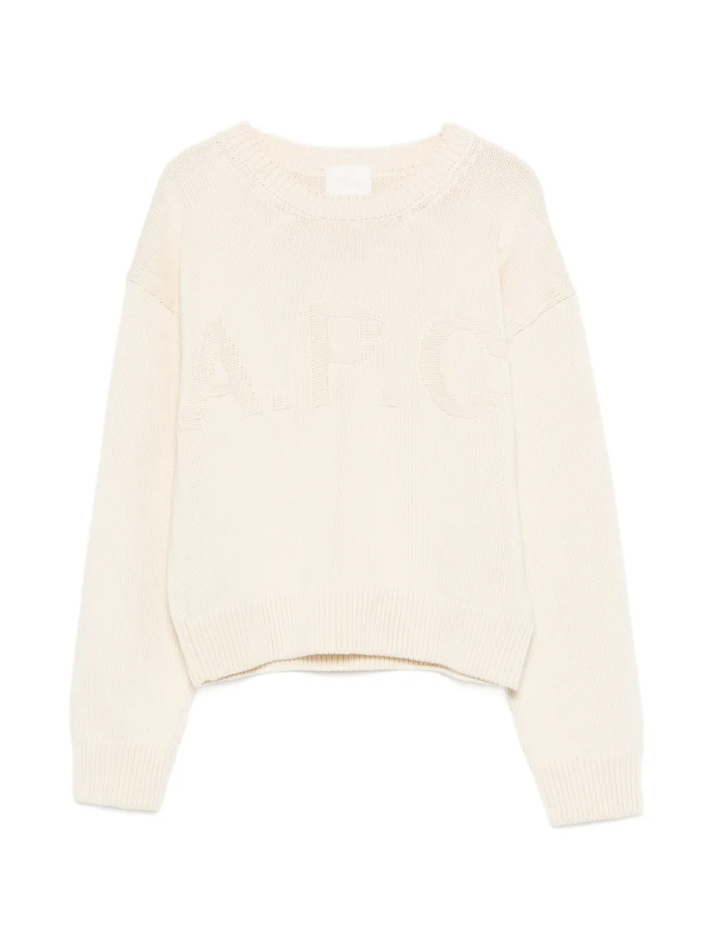 A.P.C. logo sweater - Toni neutri