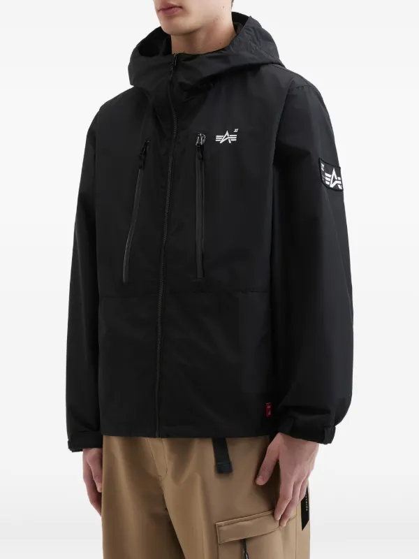 PGG ジップアップ フーデッド ジャケット ブラック Izzue フーデッド ジップジャケット | ブラック | FARFETCH JP
