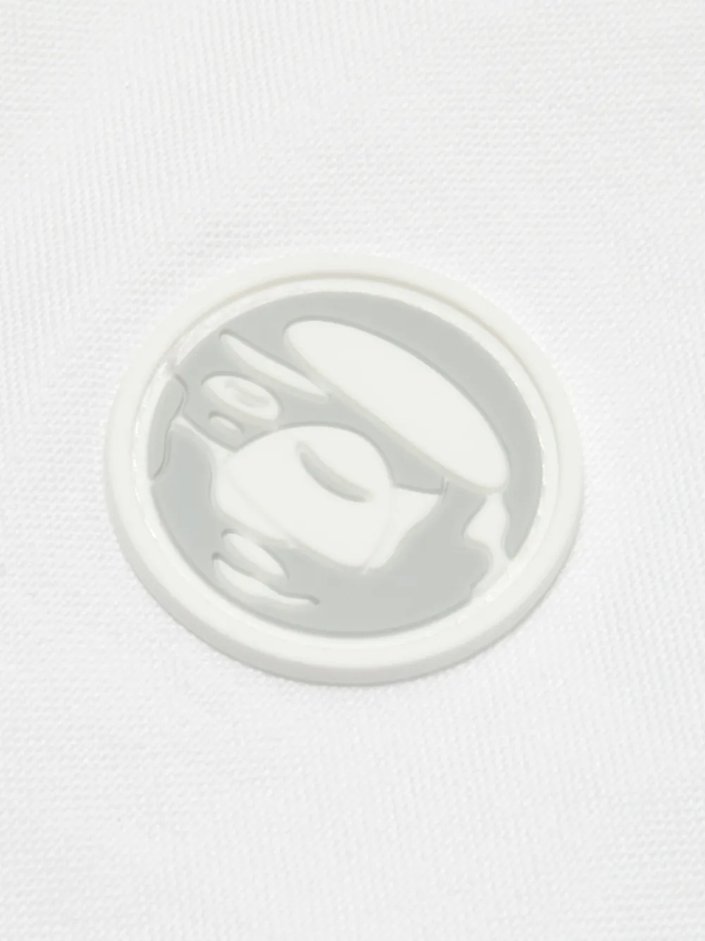 AAPE BY *A BATHING APE Overhemd met geborduurd logo Wit