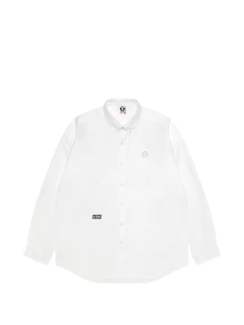 AAPE BY *A BATHING APE® logo embroidered shirt