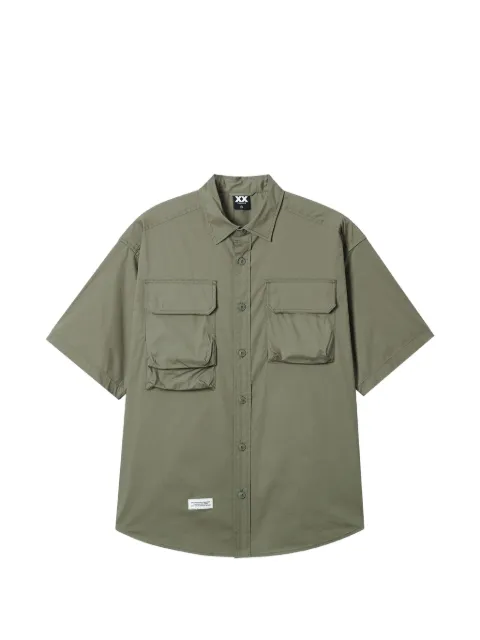 FINGERCROXX front-pocket short-sleeve shirt