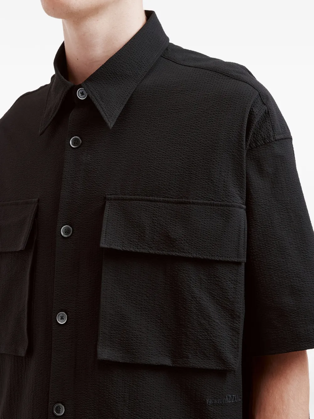 Flap-Pocket Short -Leeve Shirt