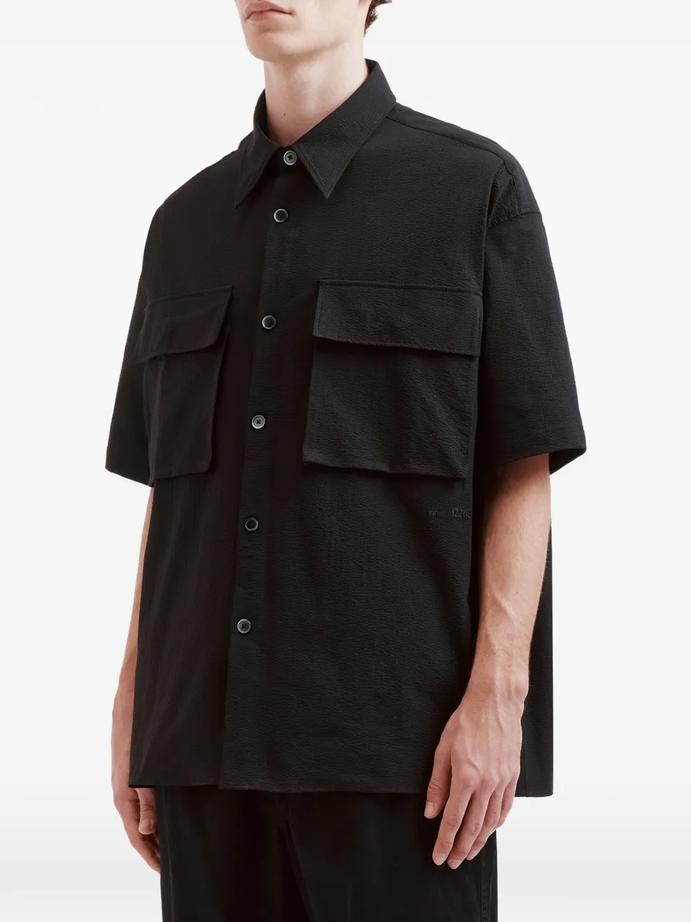 Flap-Pocket Short -Leeve Shirt