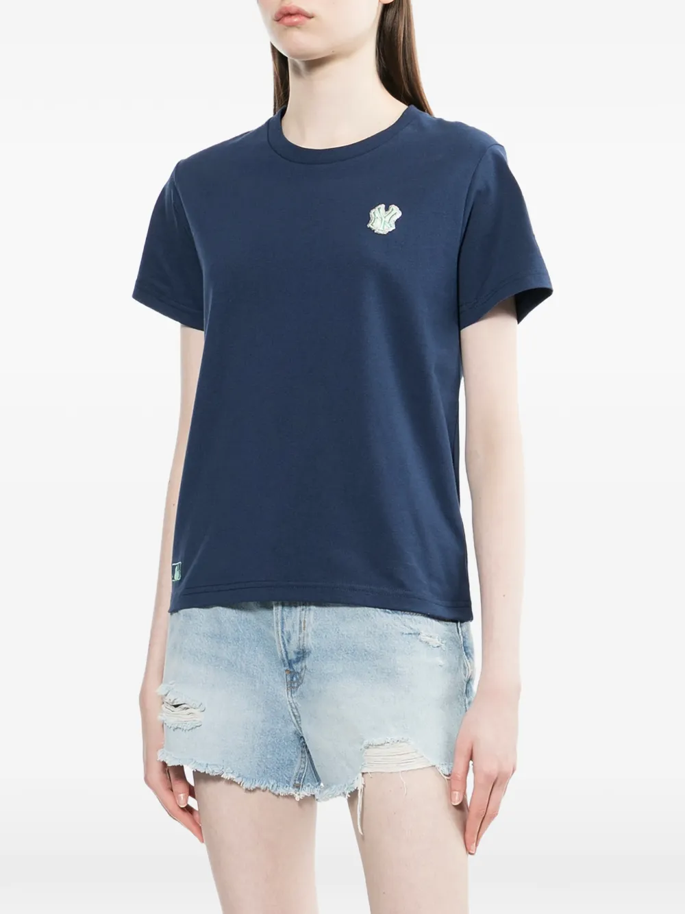  New Era Cap Logo-patch T-shirt - Blue 