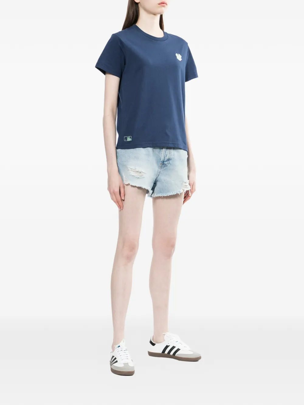  New Era Cap Logo-patch T-shirt - Blue 