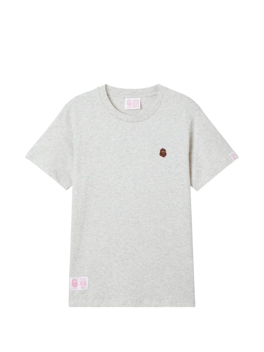 FINGERCROXX logo-patch crew-neck T-shirt