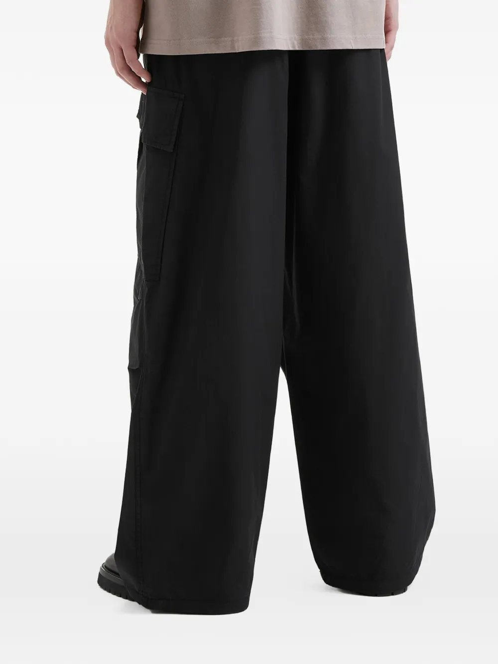 FIVE CM Broek met opgestikte zak Zwart