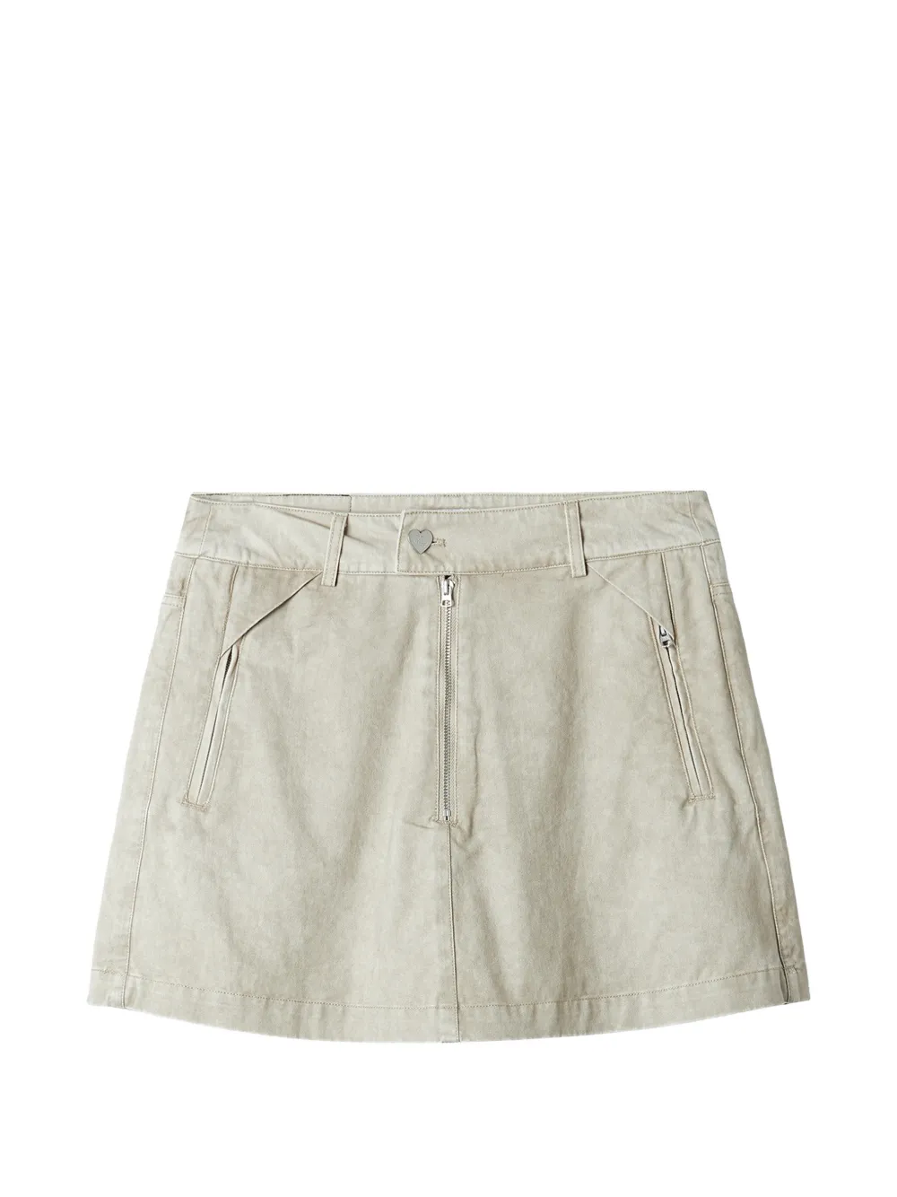 izzue logo-patch shorts - Toni neutri