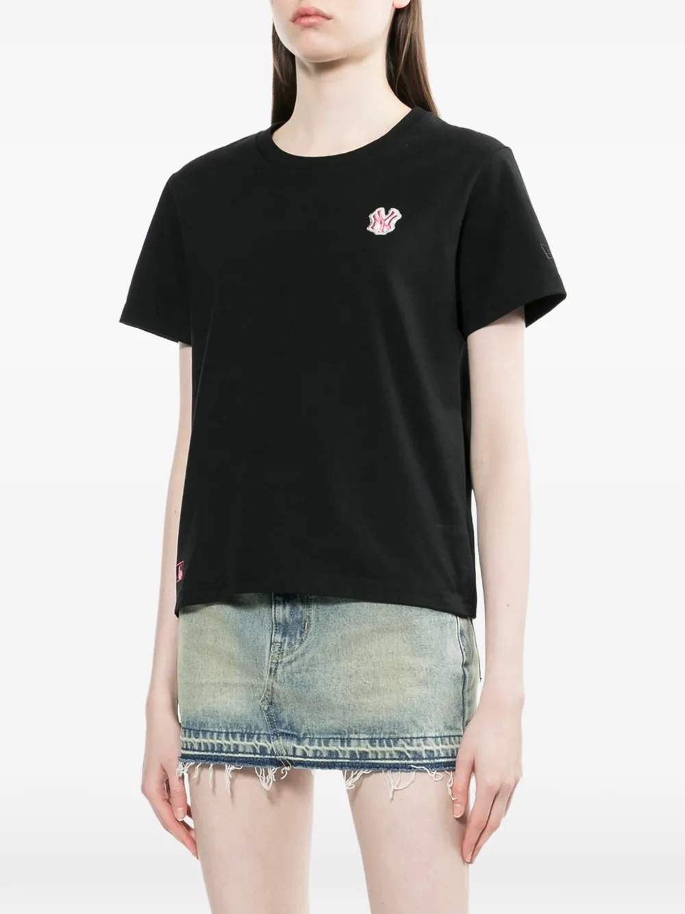  New Era Cap Logo-patch T-shirt - Black 
