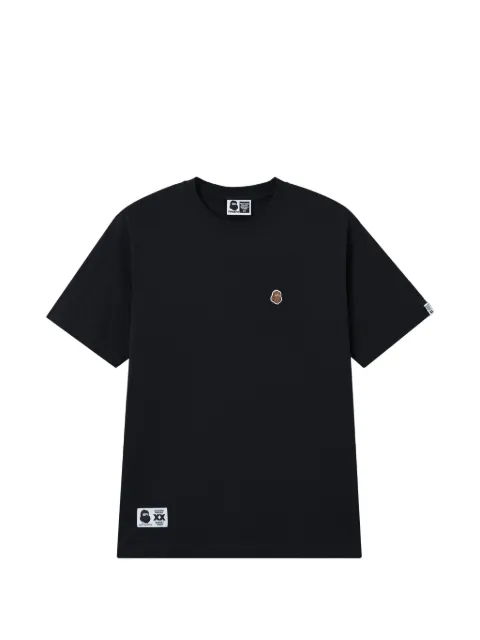 FINGERCROXX playera de parche con cuello redondo