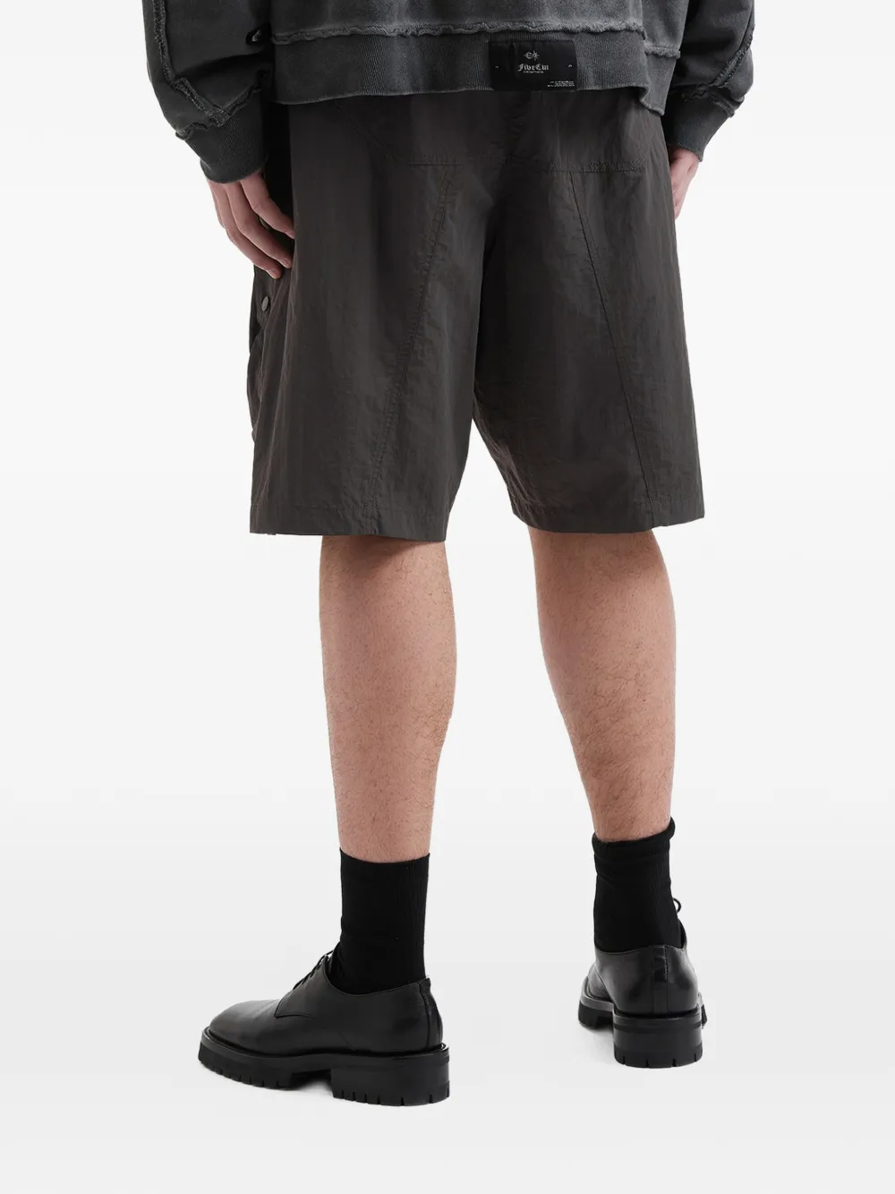 FIVE CM Shorts met cargo zak Grijs