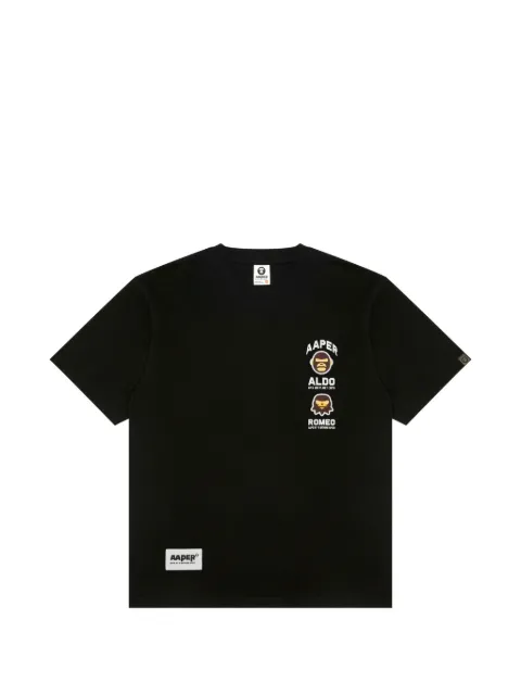 AAPE BY *A BATHING APE® t-shirt med applikation