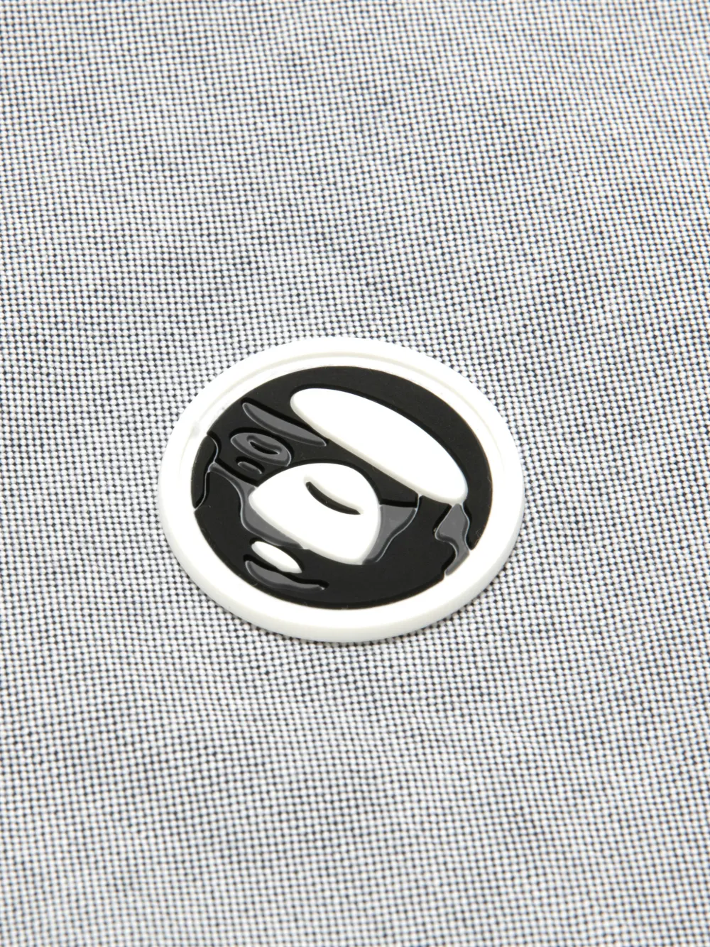AAPE BY *A BATHING APE Overhemd met logopatch Grijs