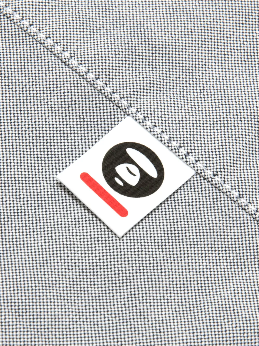 AAPE BY *A BATHING APE Overhemd met logopatch Grijs