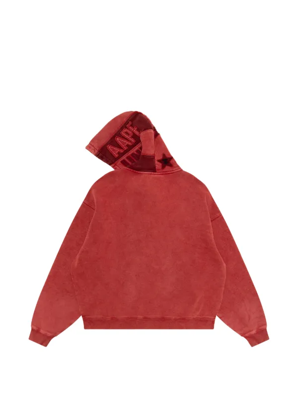 【美品】AAPE BY A BATHING APE フルジップパーカー レッド AAPE BY *A BATHING APE® Star zip-up Hoodie | Red | FARFETCH
