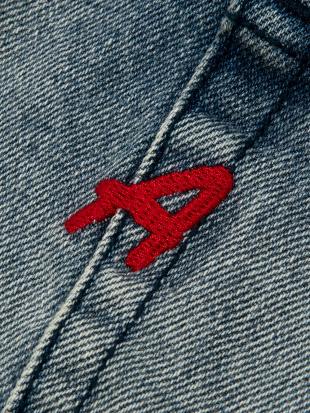  Aape By *a Bathing Ape® Logo Jeans - Blue 