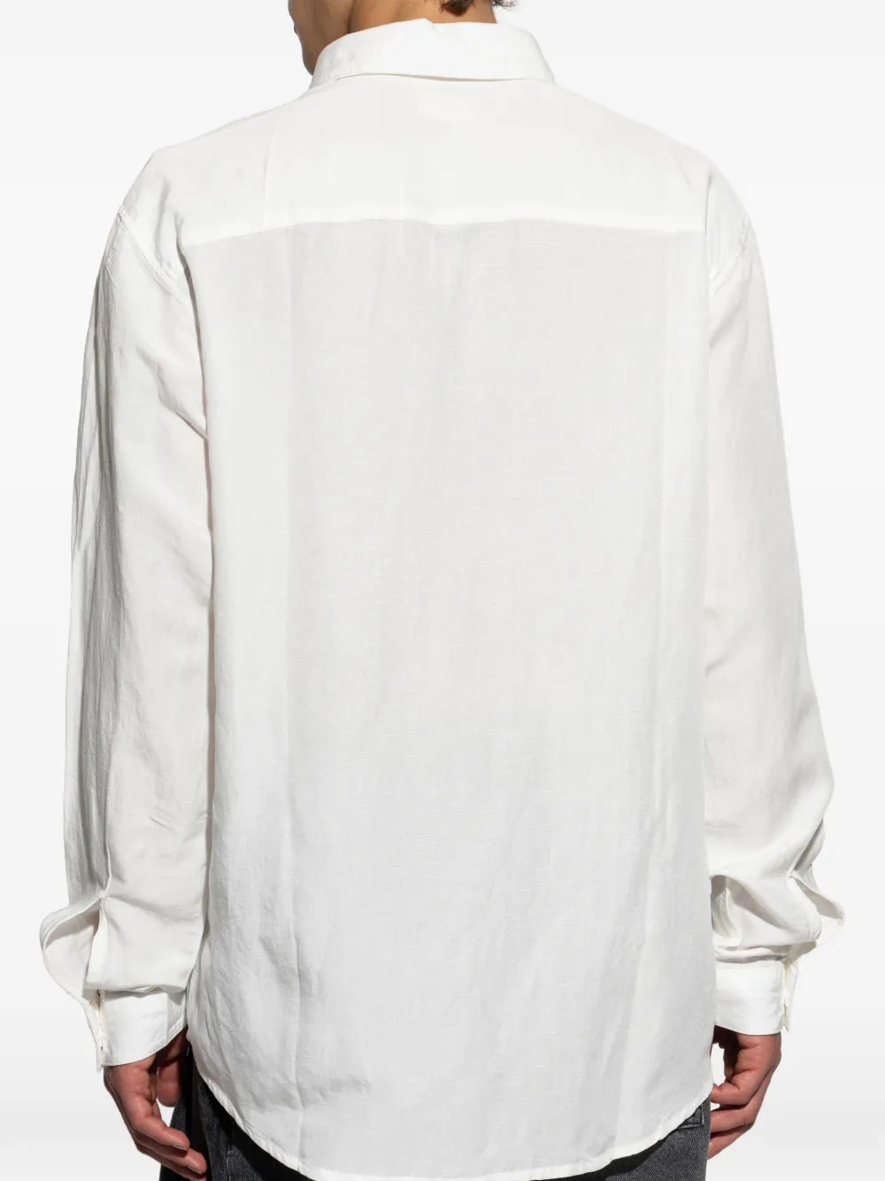 Diesel Overhemd met logodetail Wit