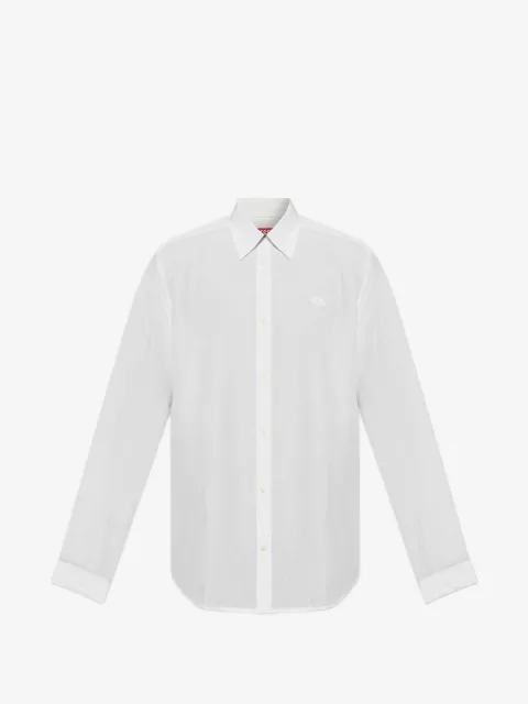 Diesel logo-detail long-sleeve shirt