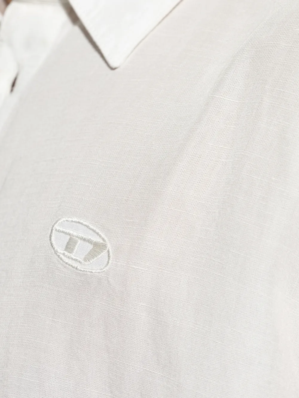 Diesel Overhemd met logodetail Wit