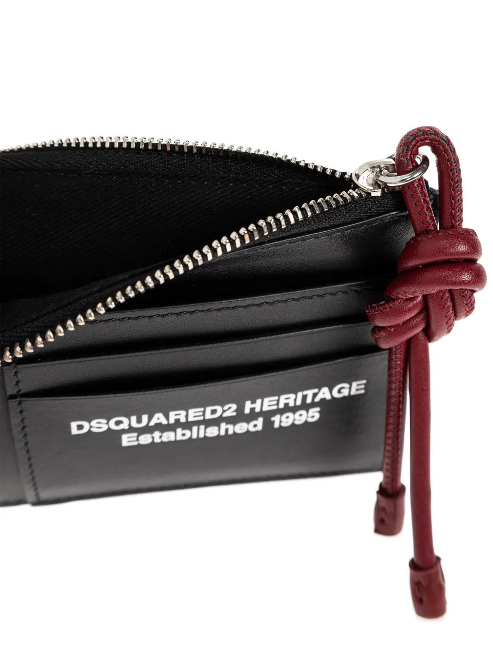 Knotted Leather Cardholder