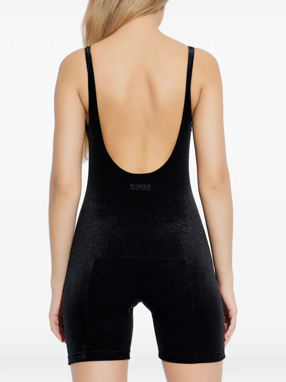 VETEMENTS Jumpsuit met naaddetail Zwart