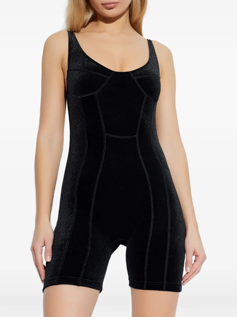 VETEMENTS Jumpsuit met naaddetail Zwart