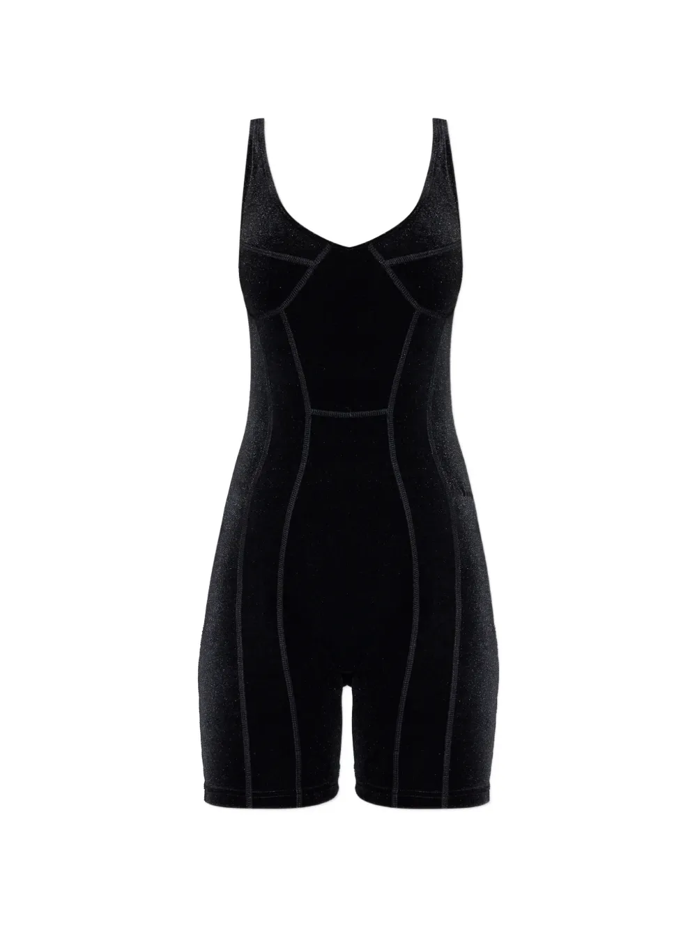 VETEMENTS seam-detail jumpsuit - Nero