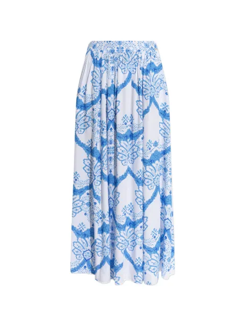 Melissa Odabash Shiloh floral-print skirt