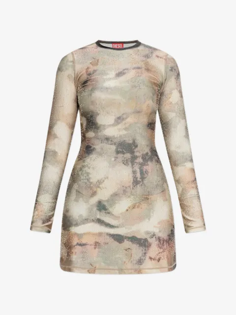 Diesel D-Uplo long-sleeve mini dress