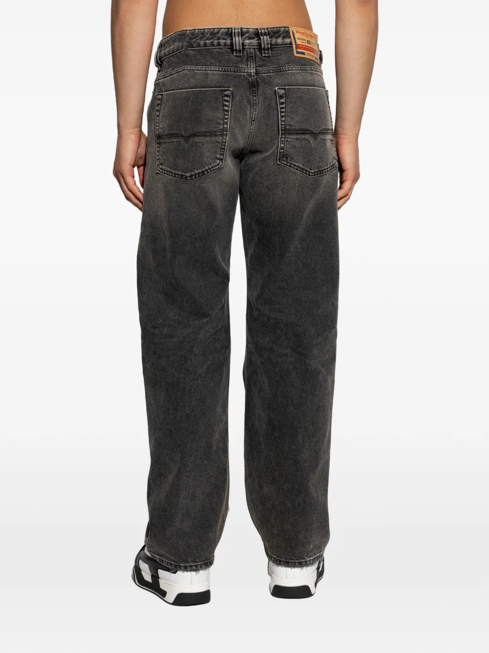 Diesel 1980 D-EEPER-RA gerafelde jeans Grijs