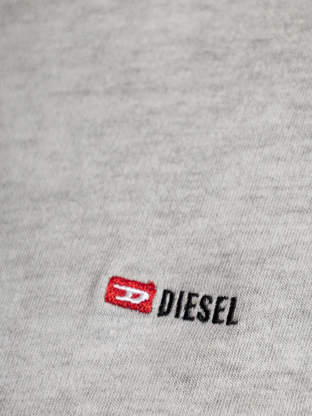 Diesel T-IMY T-shirt met geborduurd logo Grijs