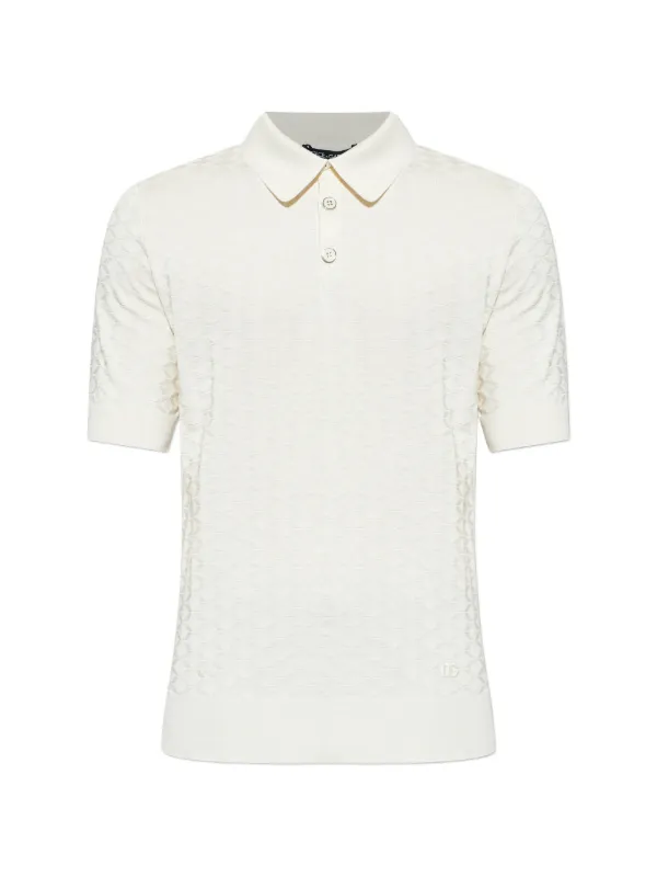 Dolce & Gabbana Polo Shirt in Neutrals