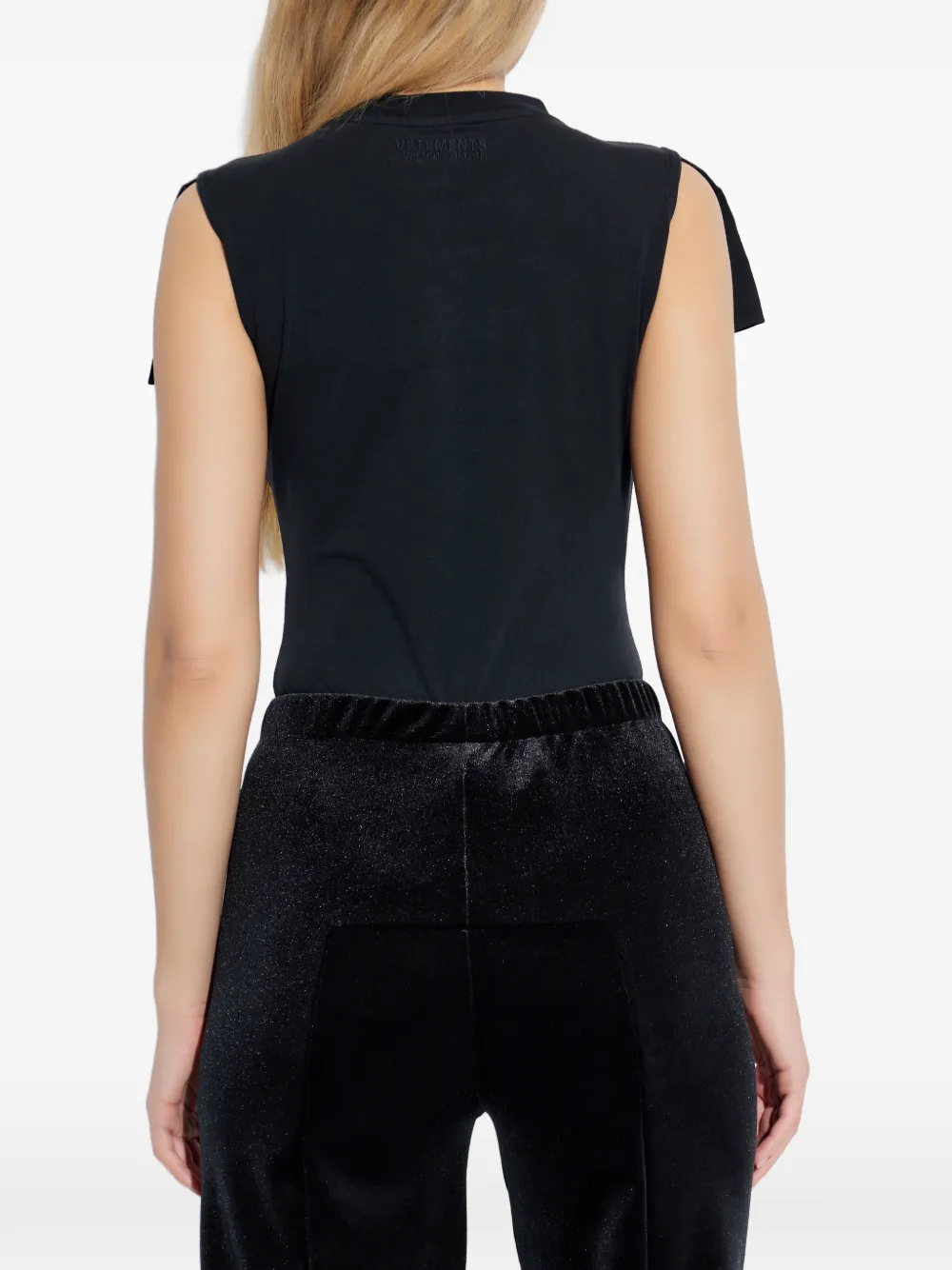 VETEMENTS Body met applicatie Zwart