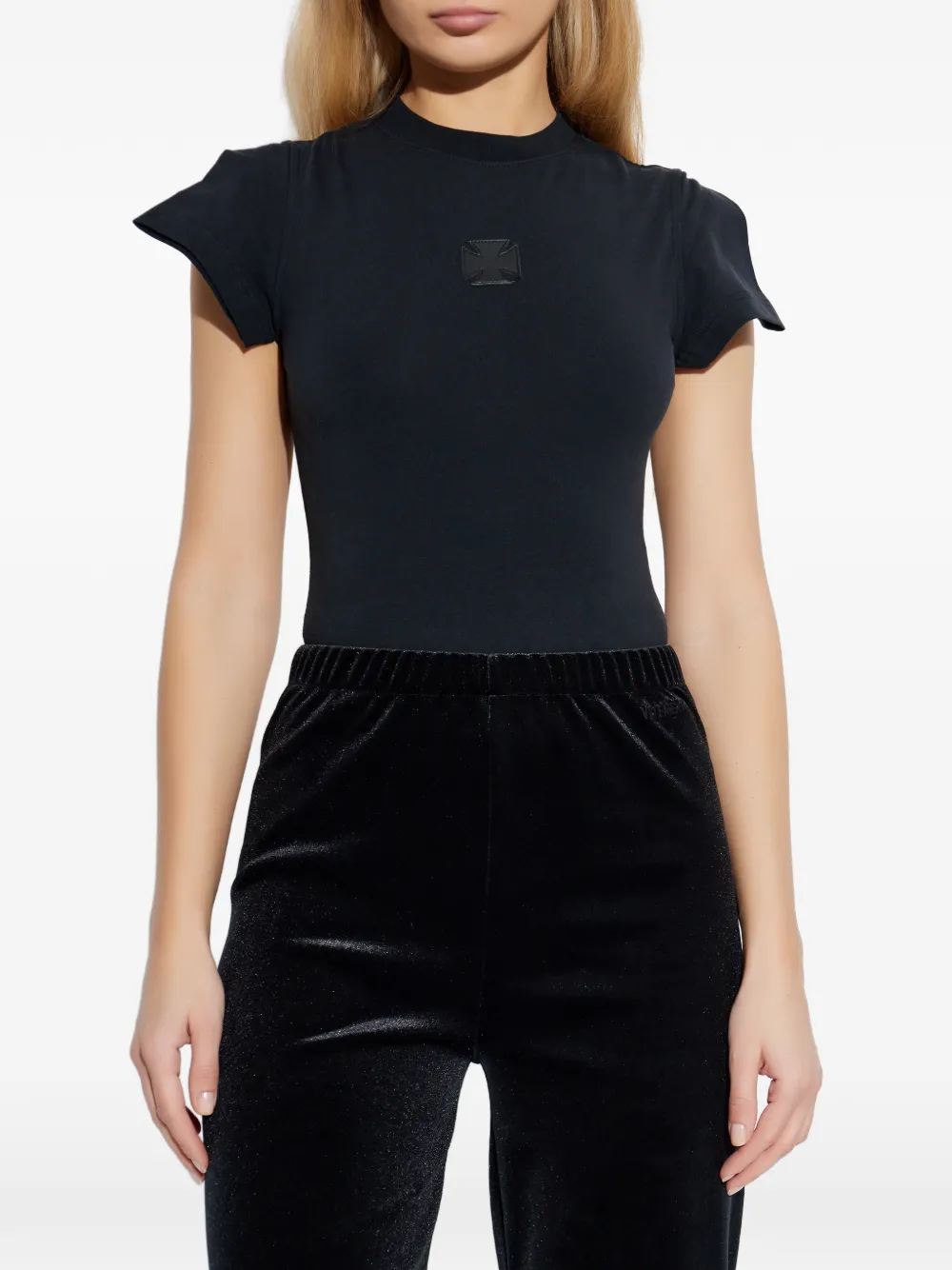 VETEMENTS Body met applicatie Zwart