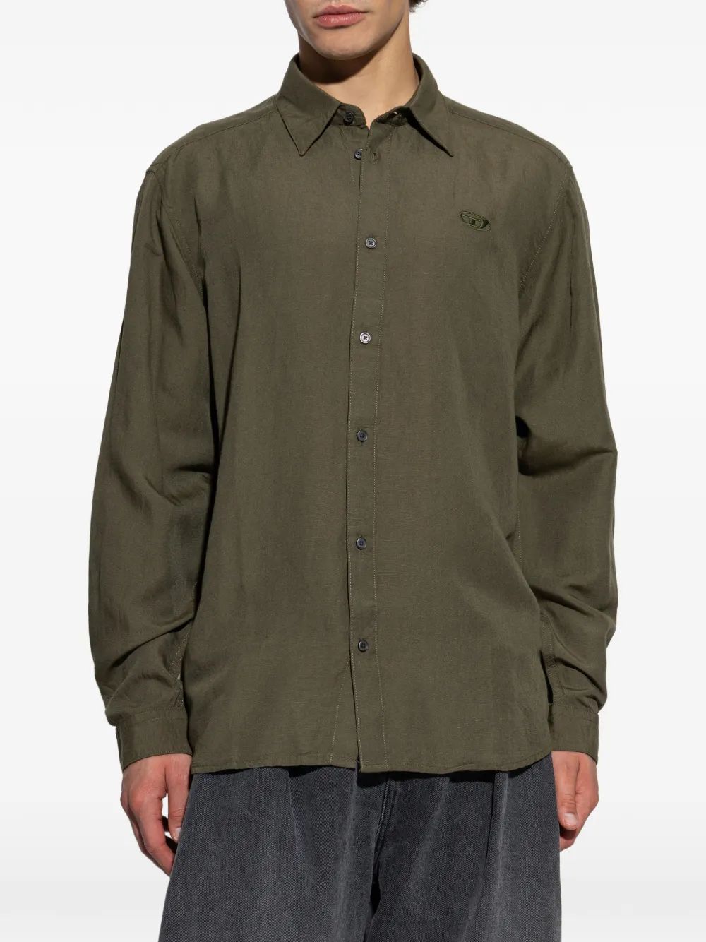 Diesel S-simply Shirt - Green 