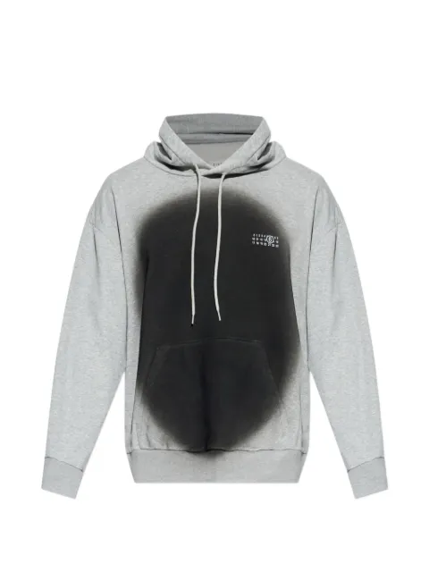 MM6 Maison Margiela spray-paint logo hoodie
