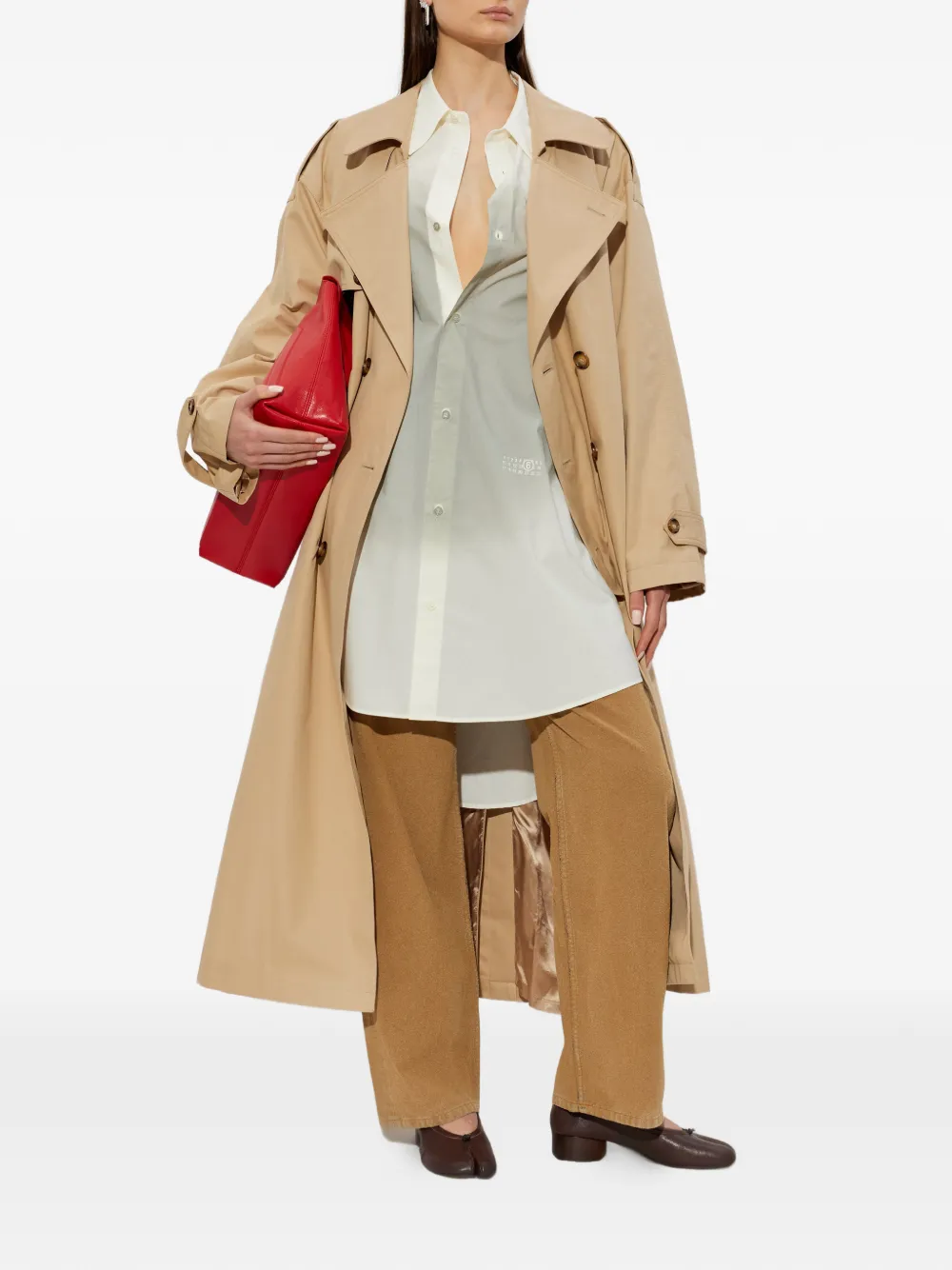  Mm6 Maison Margiela Vaqueros Rectos - Neutro 