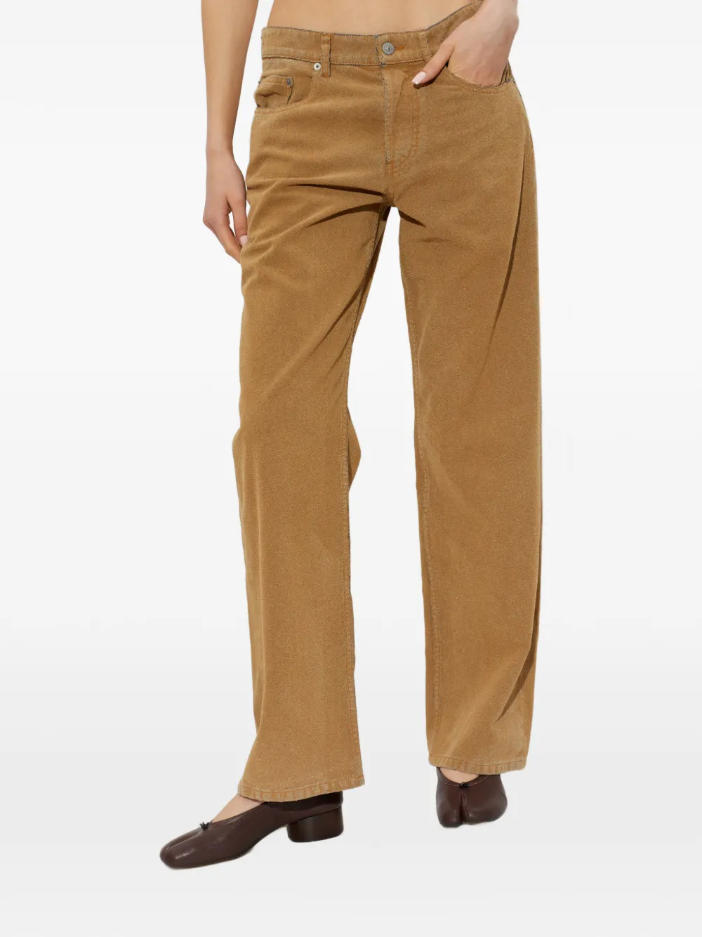  Mm6 Maison Margiela Vaqueros Rectos - Neutro 