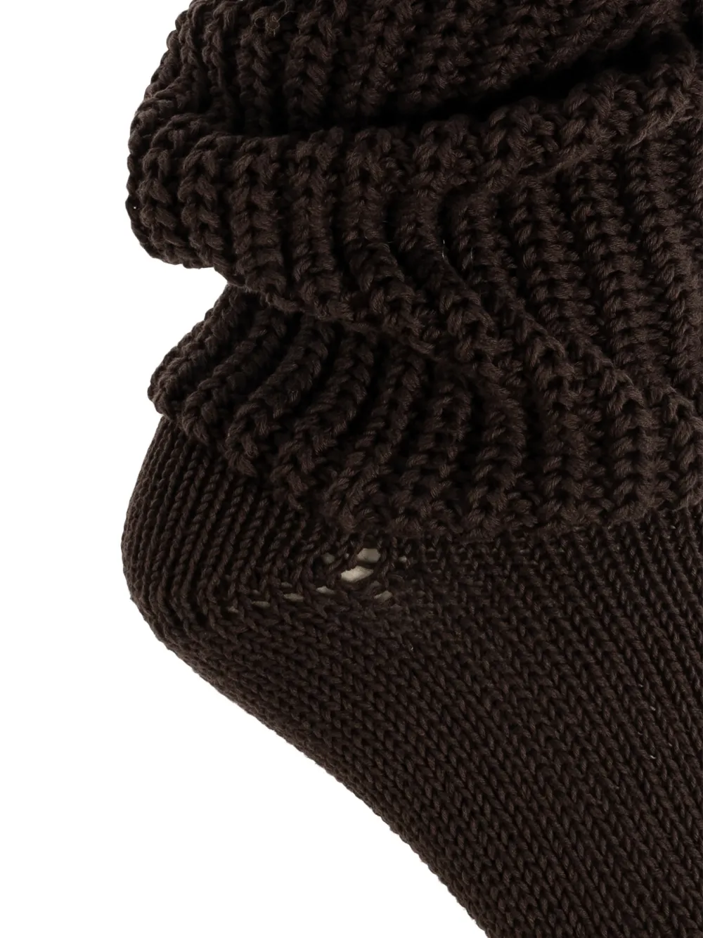 Ruffled Logo Socks
