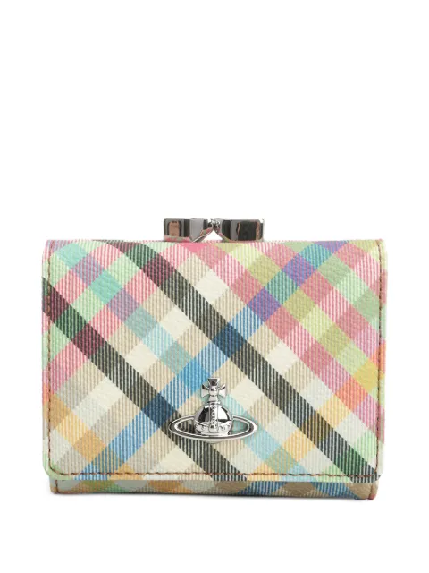 Vivienne Westwood cartera con motivo de cuadros
