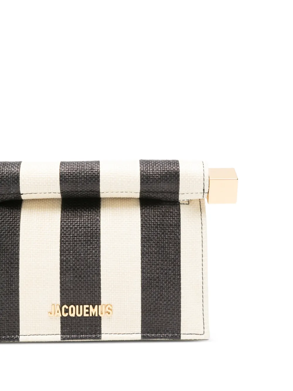 striped roll mini bag