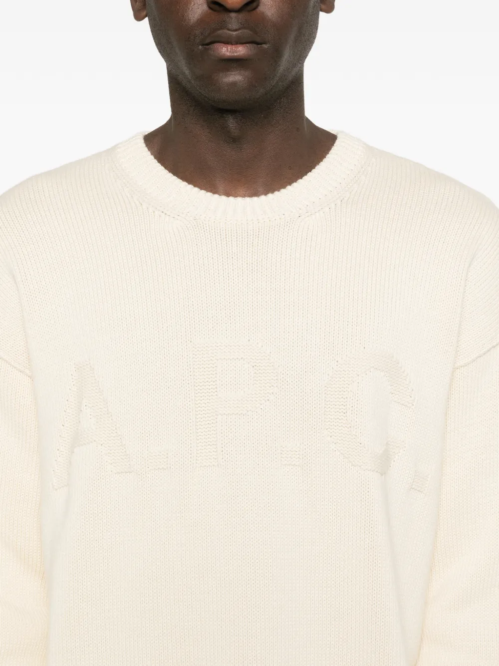 Logo-Detail Crew-Neck Sweater